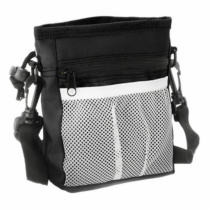 Dog Walking Training Obedience Treat Pouch Portable Pet Puppy Snack Belt Bag UK